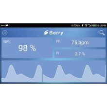 CE / FDA certificado Oxímetro de pulso dedo con Bluetooth y APP